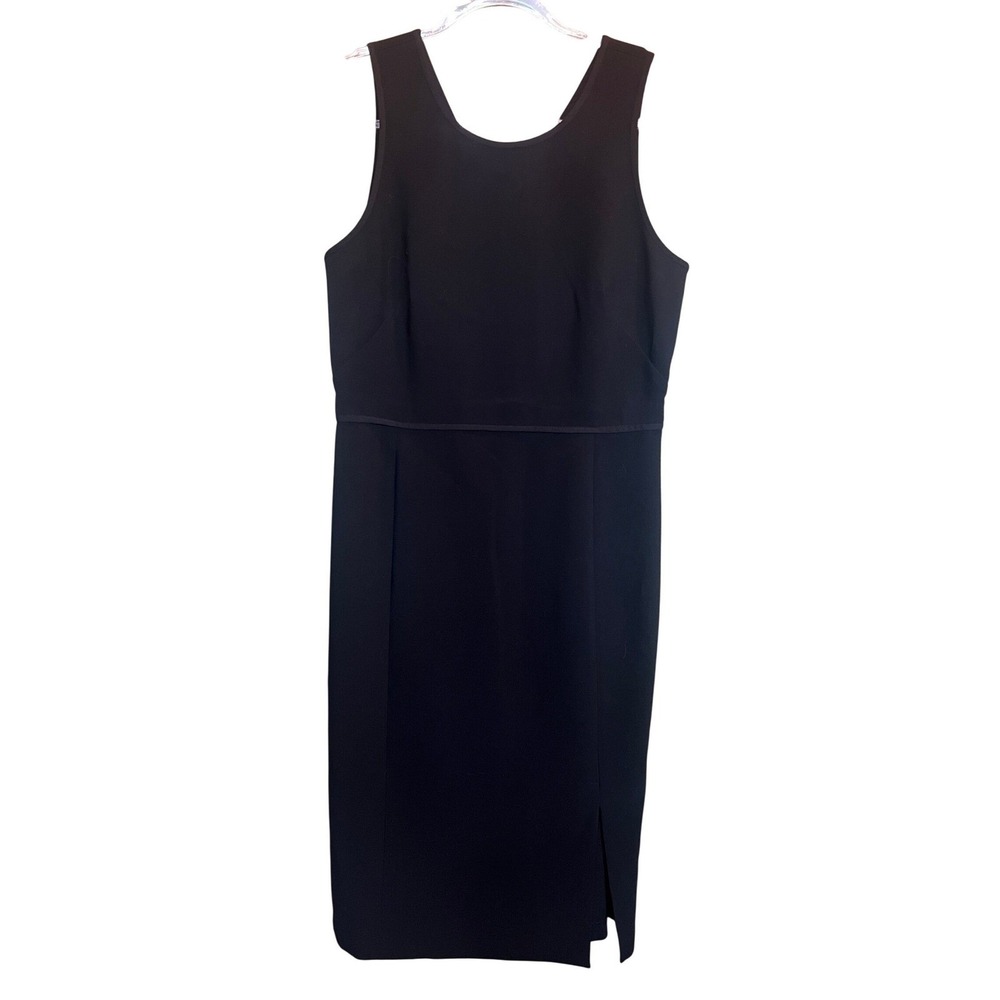 Ann Taylor Sleeveless‎ Back Cutout Sheath Dress Sz 8 NWT Minimalist Office Chic